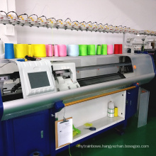 China famous brand new condition automatic computerized sweater single system flat knitting machine